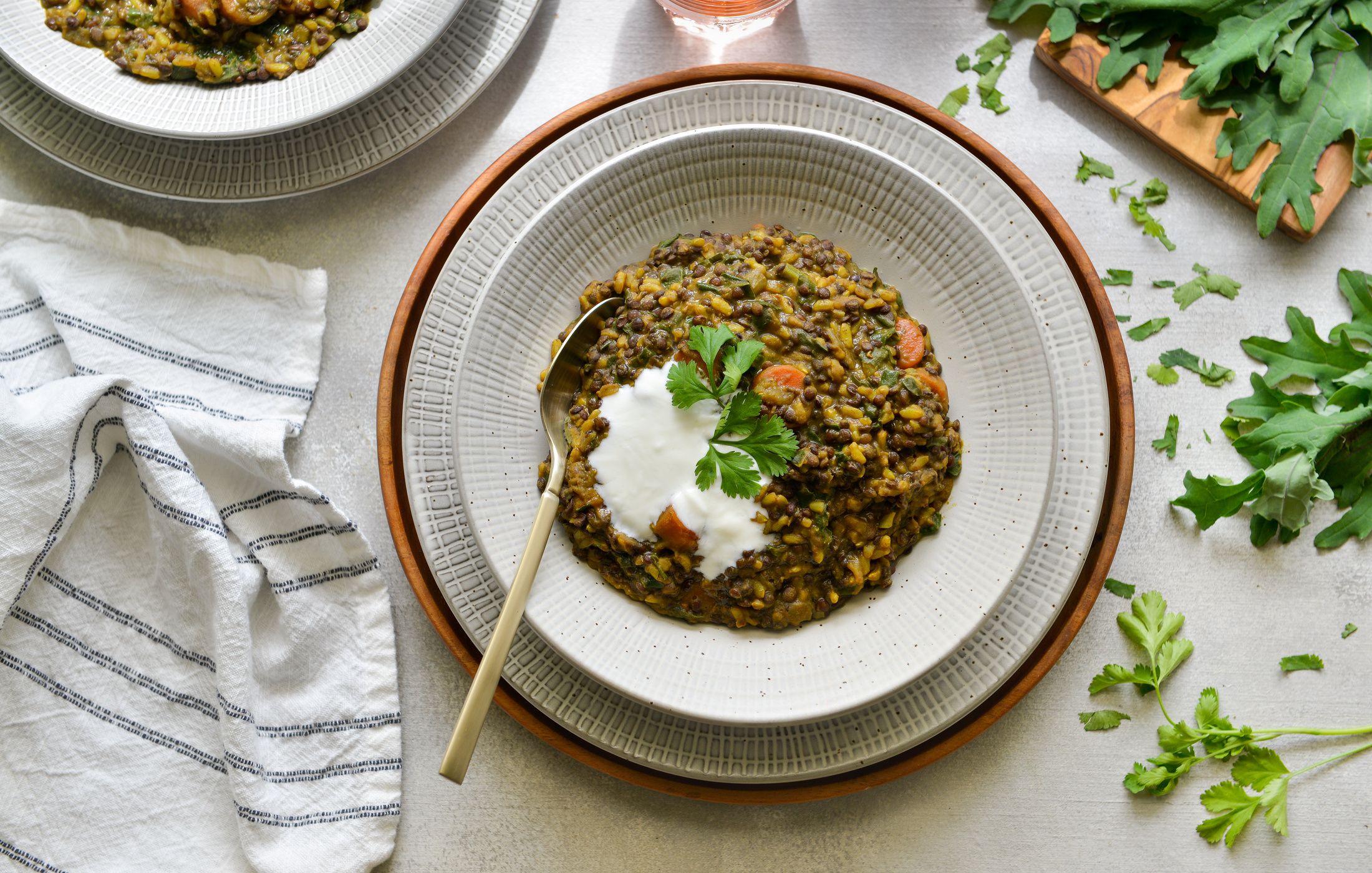 INSTANT POT CURRIED LENTIL AND RICE CASSEROLE-1